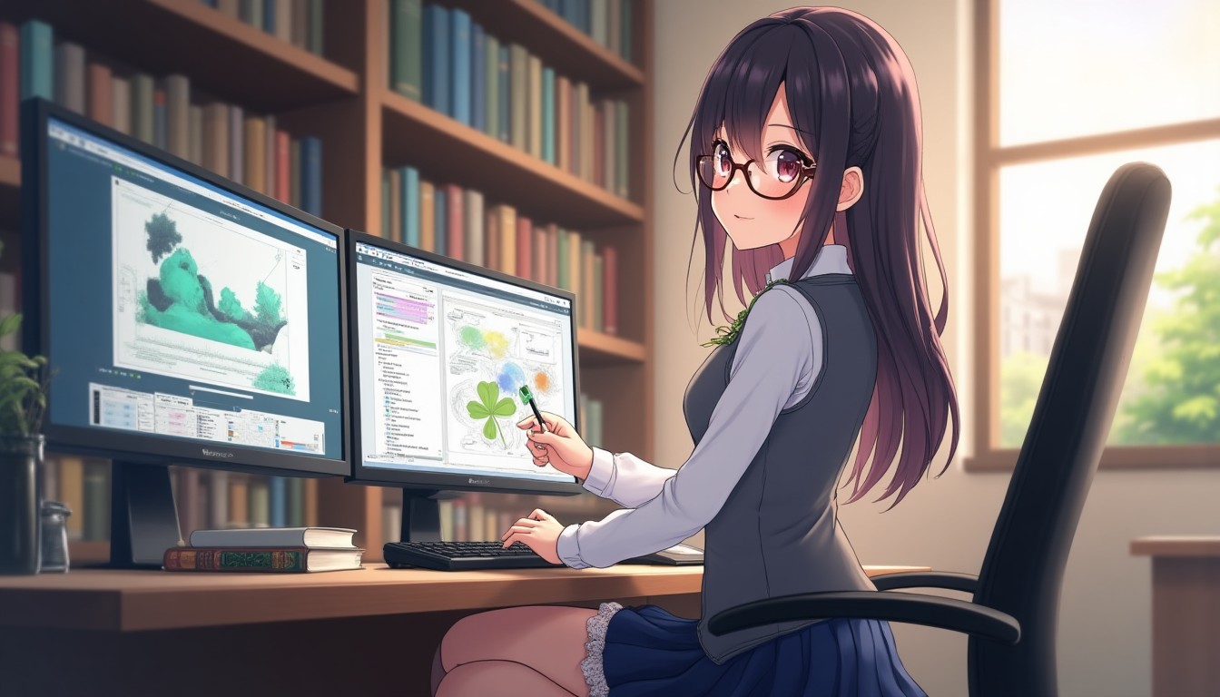 複数モニター環境でのAIアート制作