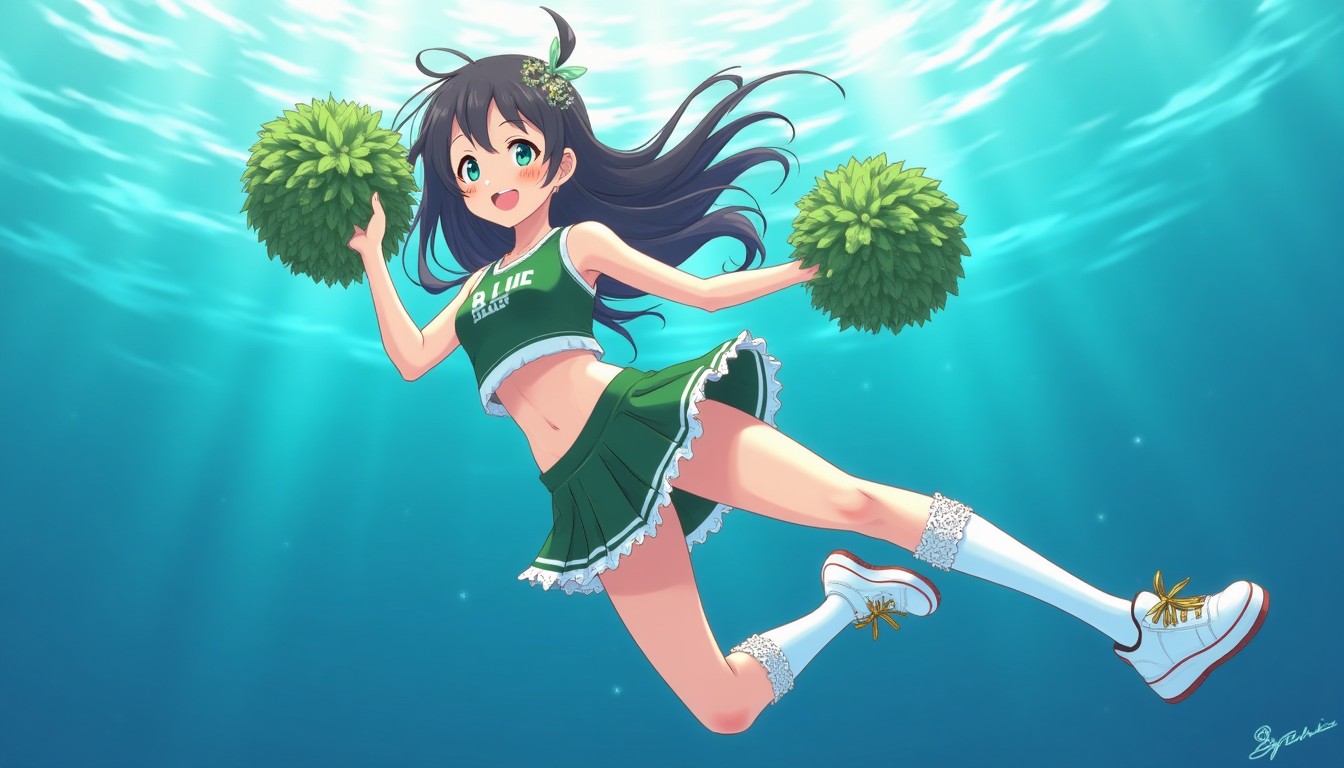 水中撮影風の技術的表現