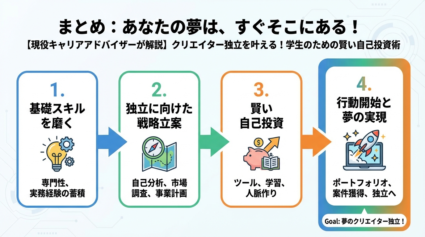 副業・クリエイター まとめ:あなたの夢は、すぐそこにある!