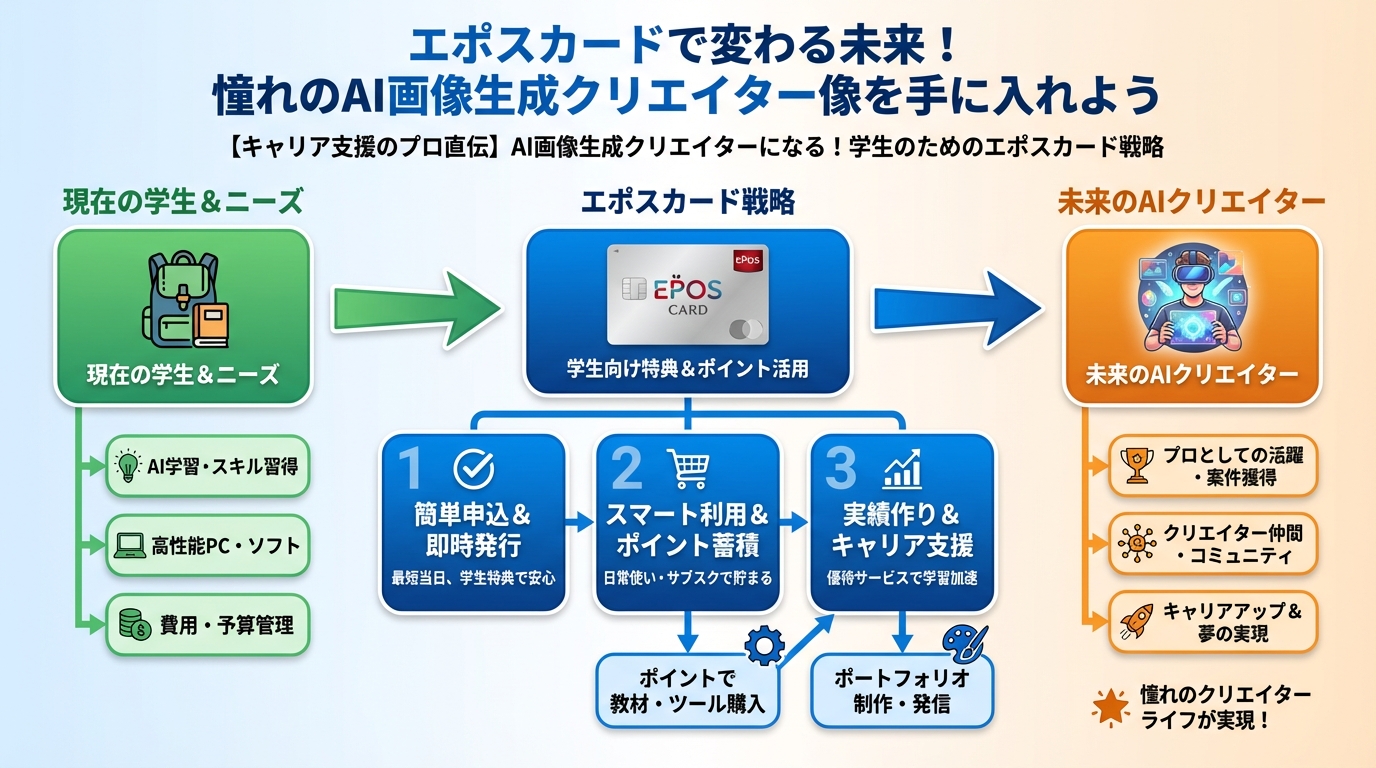 AI画像生成 エポスカードで変わる未来!憧れのAI画像生成クリエイター像を手に入れよう