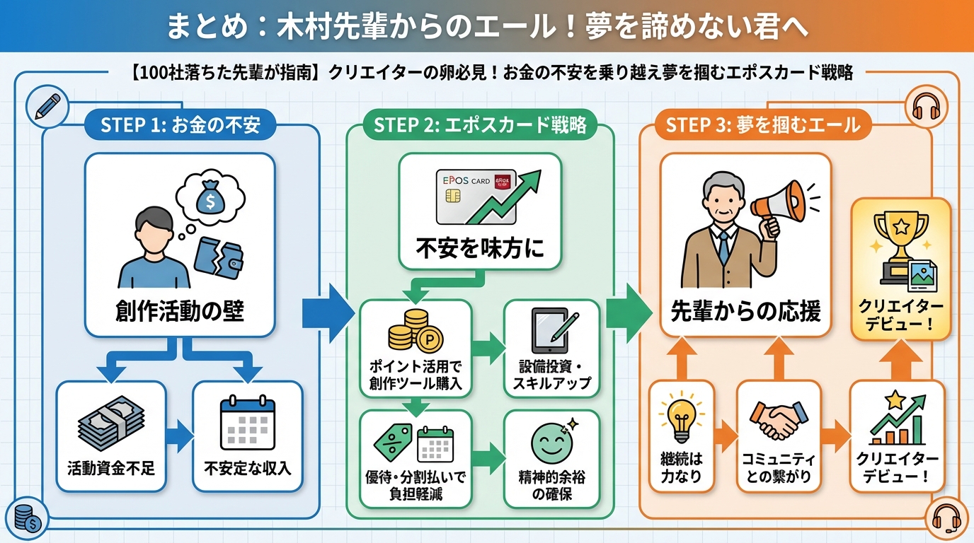 大学生活・新生活 まとめ：木村先輩からのエール！夢を諦めない君へ