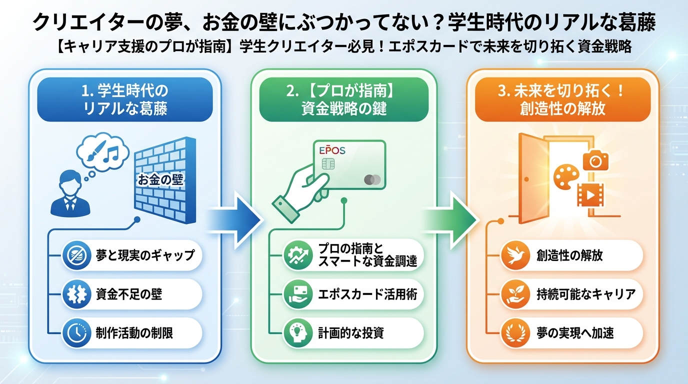 副業・クリエイター クリエイターの夢、お金の壁にぶつかってない？学生時代のリアルな葛藤
