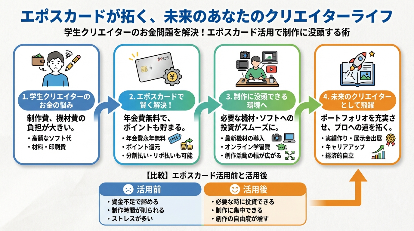 プログラミング学習 エポスカードが拓く、未来のあなたのクリエイターライフ