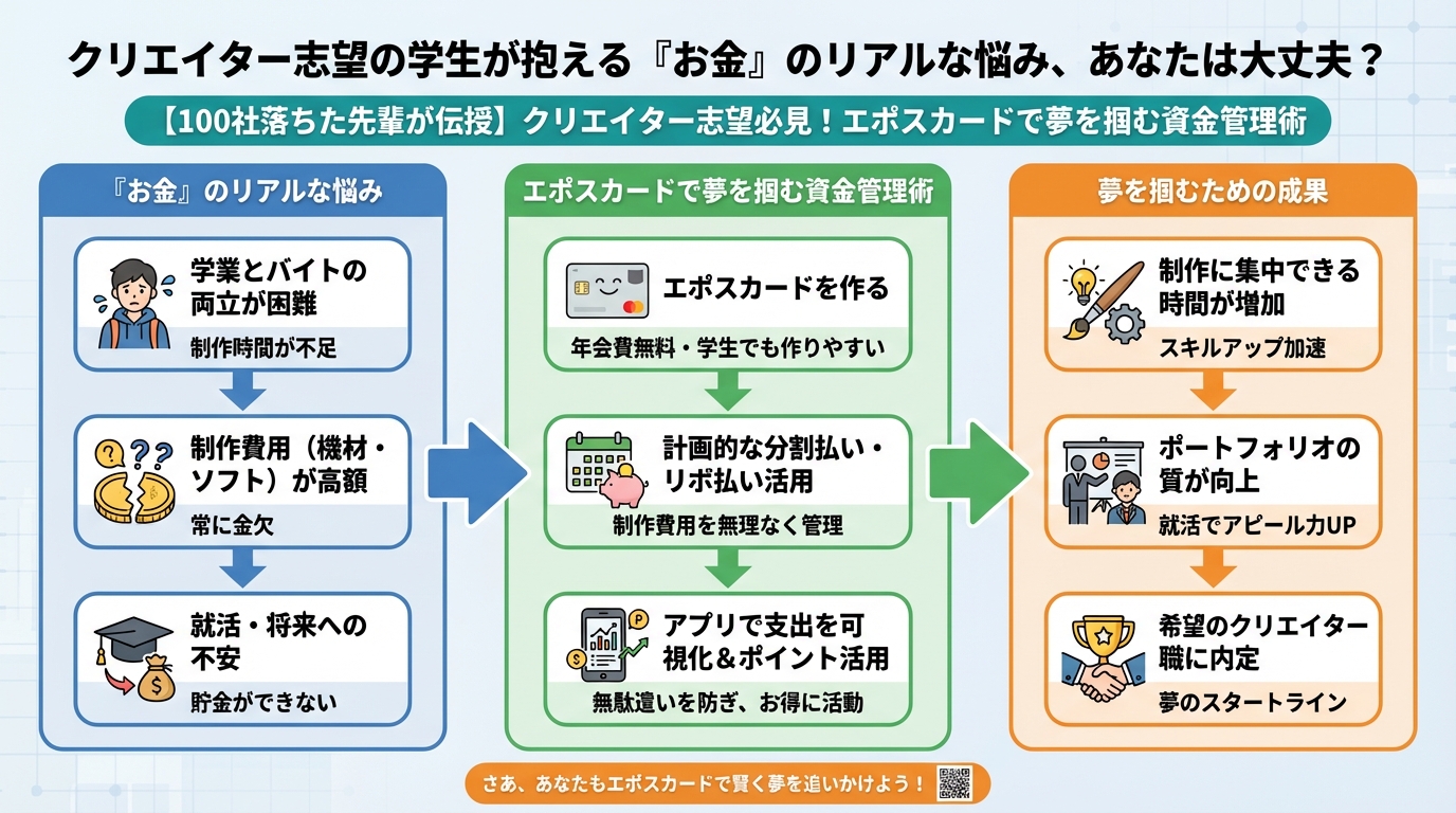 プログラミング学習 クリエイター志望の学生が抱える『お金』のリアルな悩み、あなたは大丈夫？