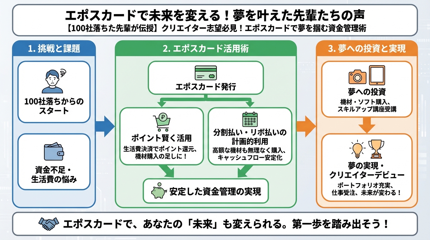 プログラミング学習 エポスカードで未来を変える！夢を叶えた先輩たちの声