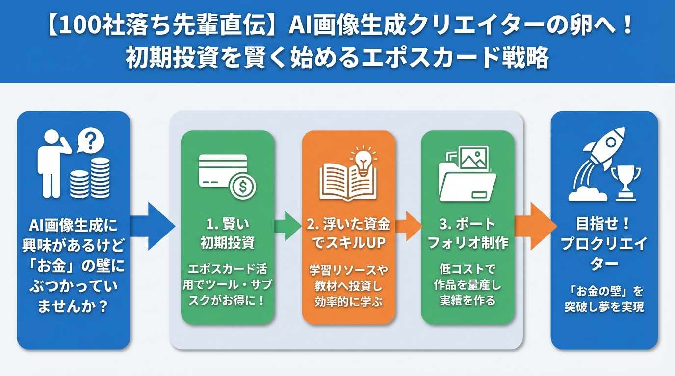 AI画像生成 AI画像生成に興味があるけど「お金」の壁にぶつかっていませんか？