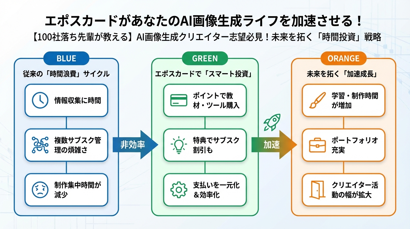 AI画像生成 エポスカードがあなたのAI画像生成ライフを加速させる！