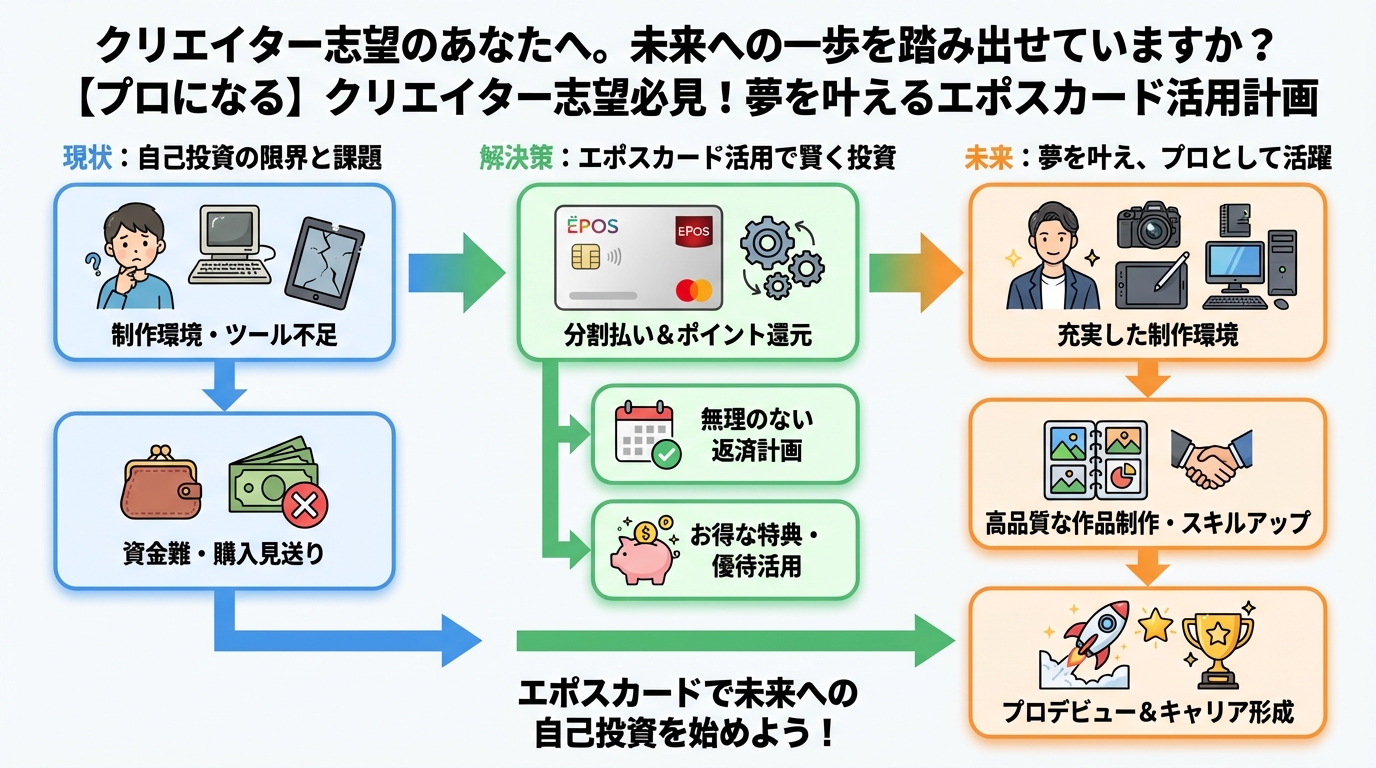 大学生活・新生活 クリエイター志望のあなたへ。未来への一歩を踏み出せていますか？