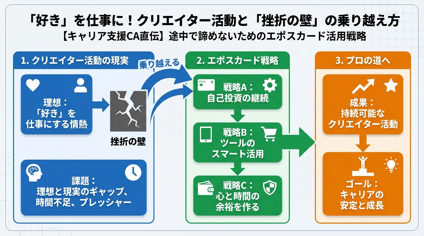 大学生活・新生活 「好き」を仕事に!でも、クリエイター活動って「挫折の壁」だらけじゃない?