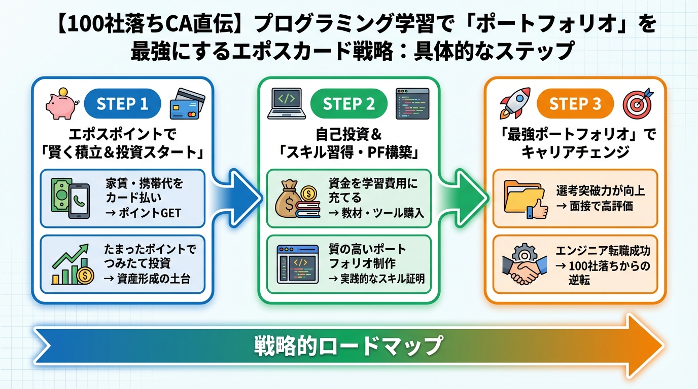 プログラミング学習 エポスカードでポートフォリオを「最強」にする具体的なステップ