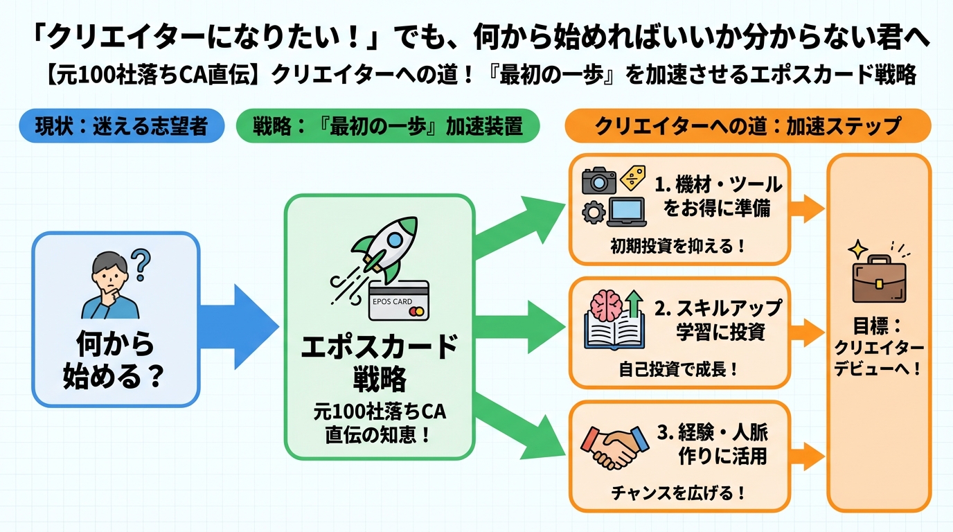 大学生活・新生活 1. 「クリエイターになりたい!」でも、何から始めればいいか分からない君へ