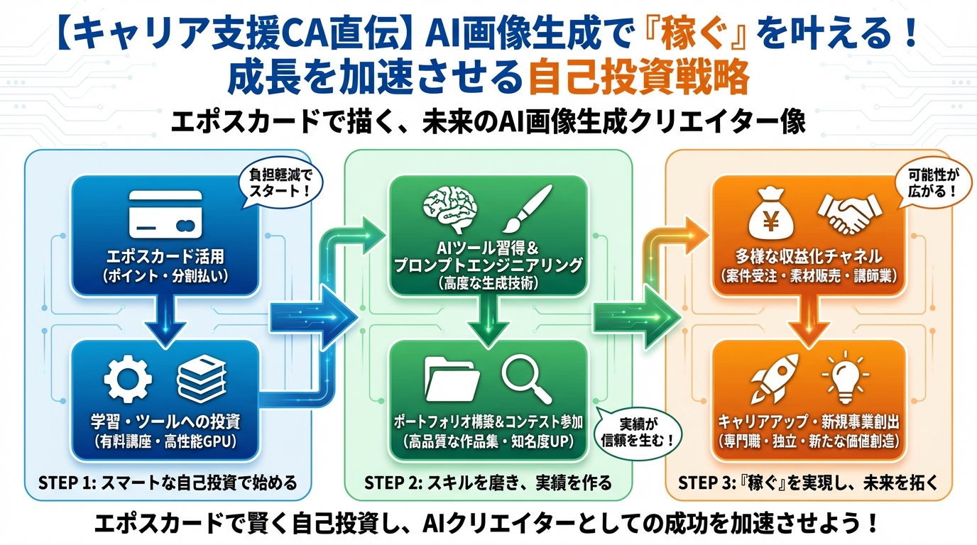 AI画像生成 エポスカードで描く、未来のAI画像生成クリエイター像