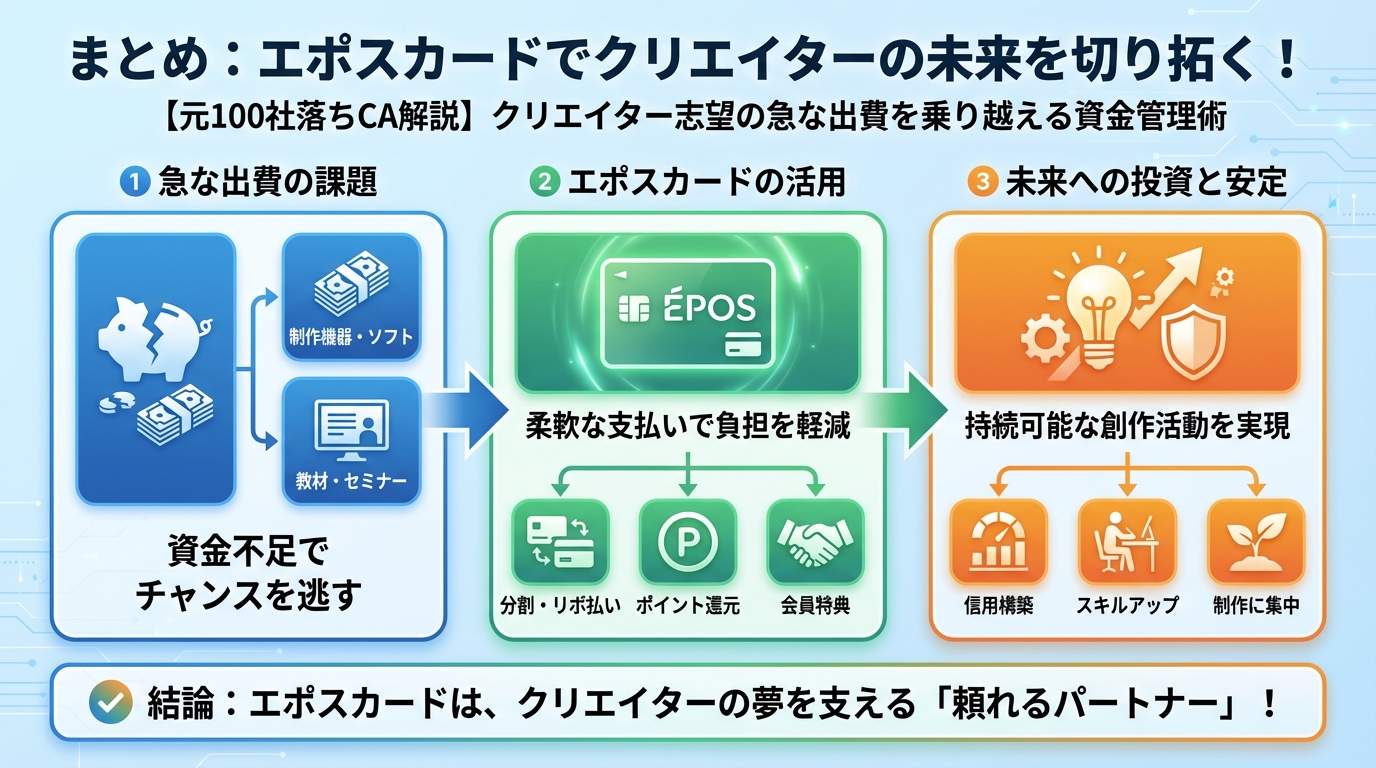 大学生活・新生活 まとめ：エポスカードでクリエイターの未来を切り拓く！