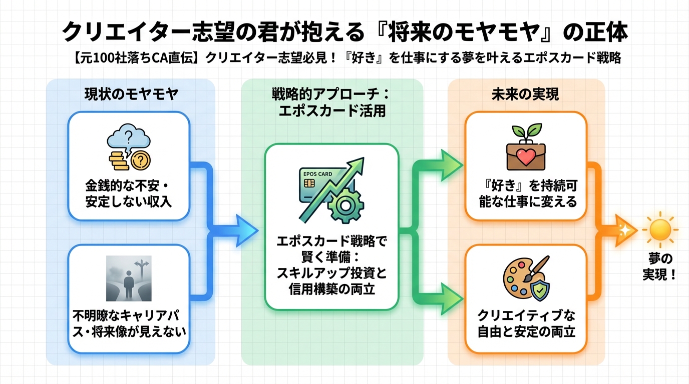 副業・クリエイター クリエイター志望の君が抱える「将来のモヤモヤ」の正体