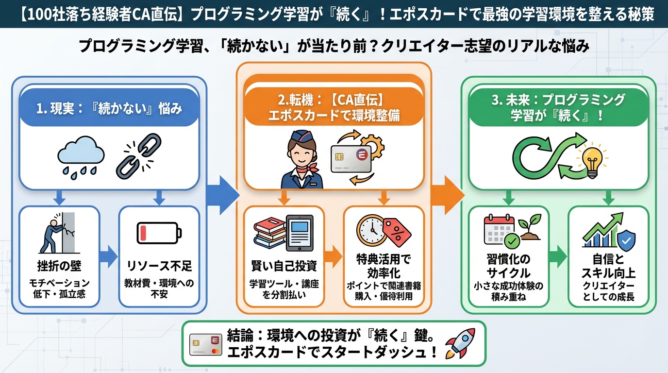 プログラミング学習 プログラミング学習、「続かない」が当たり前?クリエイター志望のリアルな悩み