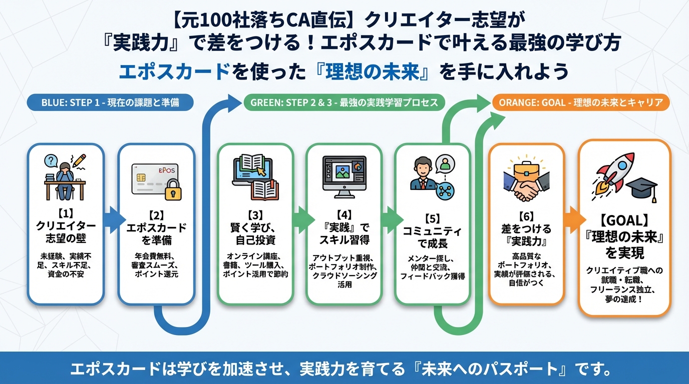 プログラミング学習 エポスカードを使った『理想の未来』を手に入れよう