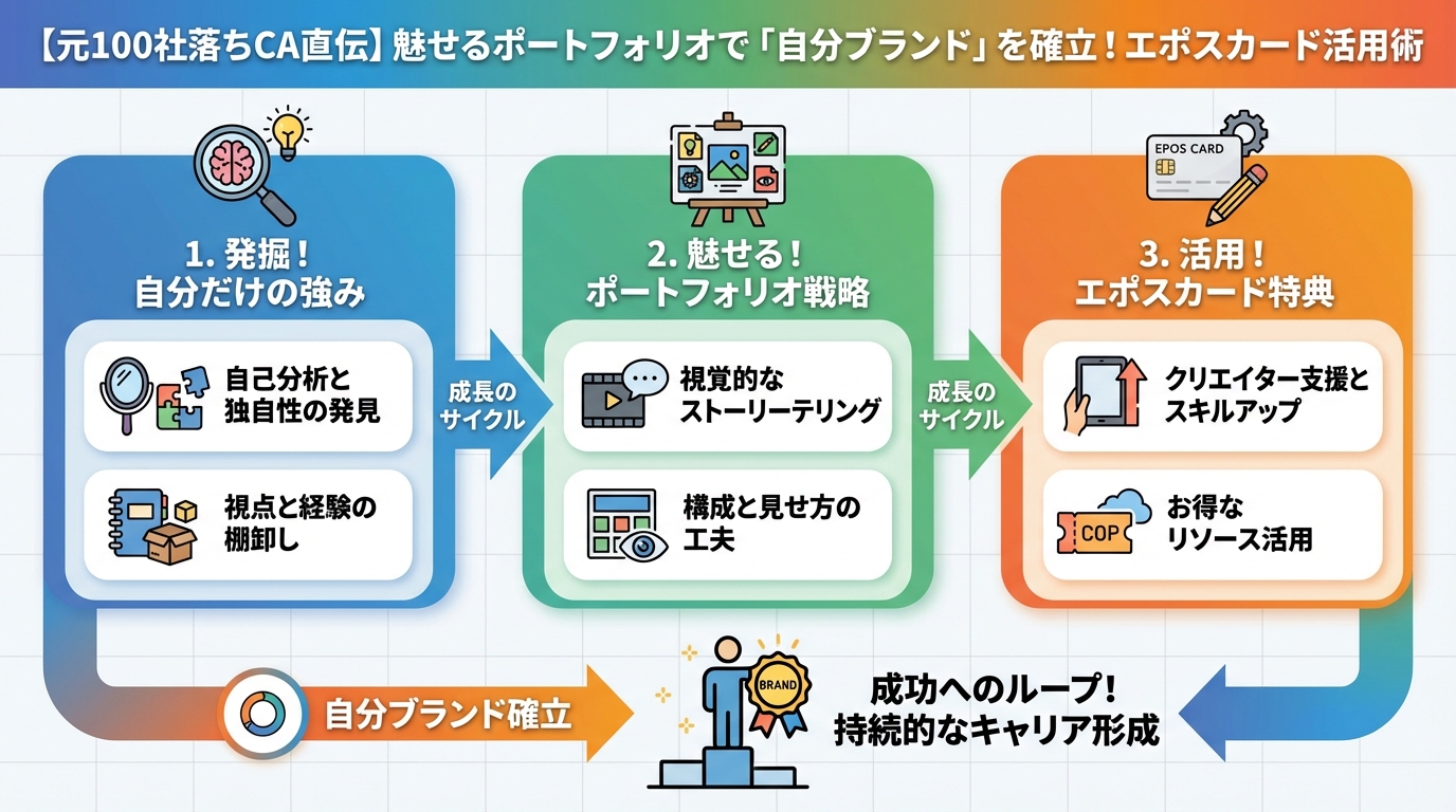 副業・クリエイター 魅せるポートフォリオで「自分ブランド」を確立！エポスカード活用術